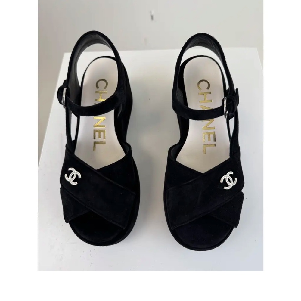 Chanel Black Women's Sandals